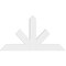 Ekena Millwork Saratoga Architectural Grade PVC Gable Bracket, 60"W x 32 1/2"H x 2"D x 6"F, 13/12 Pitch GBP060X33X0206SAR00 - alternate 5